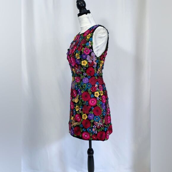 Alice + Olivia Lindsey Embellished A-Line Dress size 0 - Picture 9 of 16